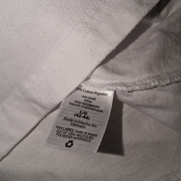 George Men's white long sleeve t-shirt - Picture 5 of 11